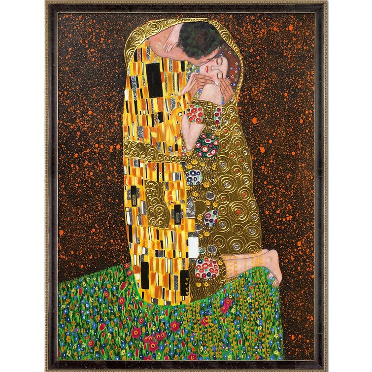 Vault W Artwork The Kiss by Gustav Klimt Wrapped Canvas Print